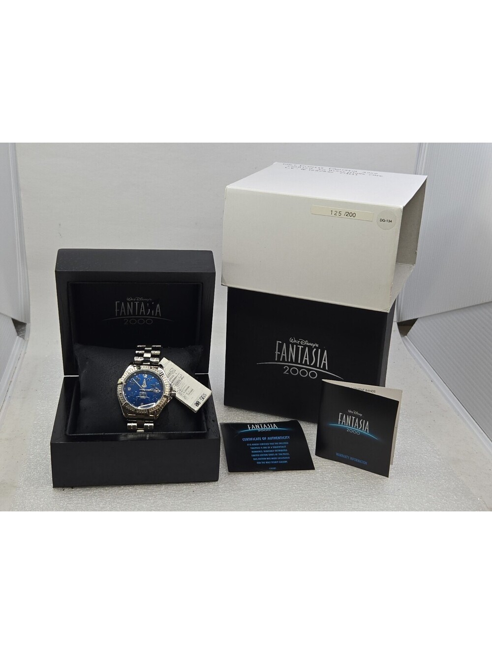 Walt Disney Gallery Fantasia 2000 Watch Limited Edition 125/200 NIB Vintage READ